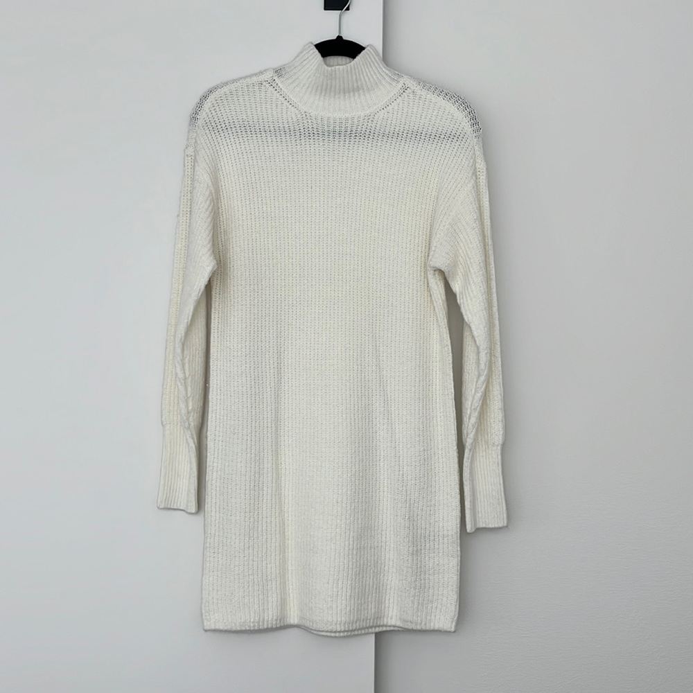 Off white sweater dress